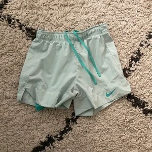 Nike mint green shorts